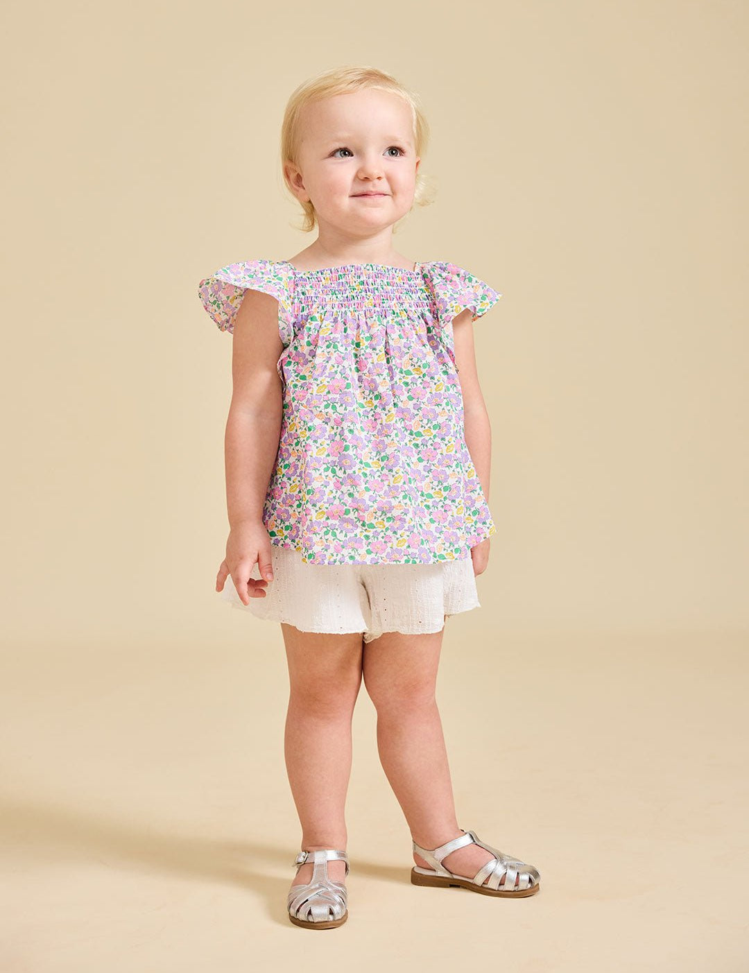 A girl modelling the beatrix top - ce-jour la