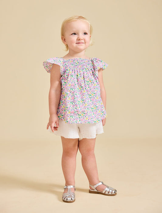 A girl modelling the beatrix top - ce-jour la