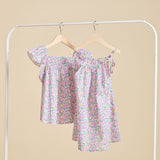 The beatrix range hanging from a clothes rail